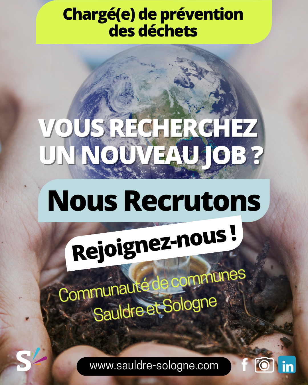 Chargé(e) de prévention des déchets - Vous recherchez un nouveau job ? Nous recrutons rejoignez-nous !