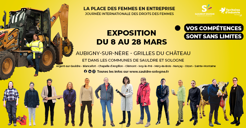 Exposition du 8 au 28 mars - Journée internationale des droits de la femme - La place des femmes en entreprise