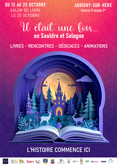 Salon du Libre Sauldre et Sologne Samedi 25 octobre 2025 de 10h &agrave; 18h &agrave;  Aubigny sur N&egrave;re