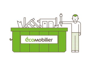collecte du mobilier à la déchèterie d'Aubigny sur Nère